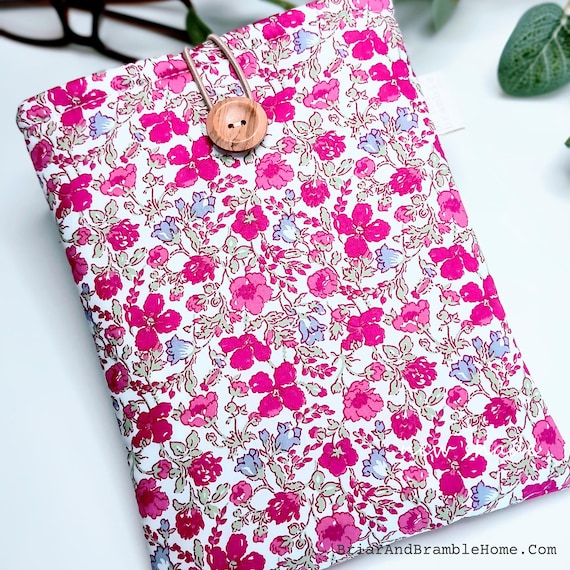 Liberty London Floral Kindle Sleeve – Quilted Pink eReader Case
